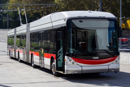 Sankt Galler Bus von vorne